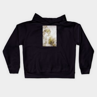 Moss on concrete texture Kids Hoodie